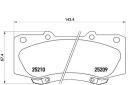 BREMBO DROIT 83 140 KIT PLAQUETTES FREINS FREINS DISQUEphoto 12