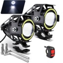 ГАЛОГЕНИ МОТОЦИКЛЕТНЫЕ СВЕТОДИОДНЫЕ U7, 12-80V, 2 SZT, РЕШЕТКИ WODOODPORNOSC IPX67  фото 13