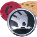 ЭМБЛЕМА SKODA 90 мм СЕРЕБРЯНАЯ OCTAVIA SUPERB