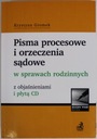ПРОЦЕССУАЛЬНЫЕ ПИСЬМА И СУДЕБНЫЕ РЕШЕНИЯ ПО СЕМЕЙНЫМ ДЕЛАМ Gromek CD BDB