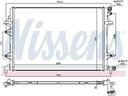 RADUADOR NISKOTEMPERATUROWA NISSENS 65017 