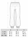 Женские летние длинные брюки на резинке S-M YOCLUB