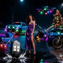 2 PCS WIRELESS HEADLIGHT FLASHER LED STURDY WHITE + KOLOR. CONSOLE  photo 6