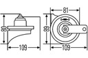 hella> ZVUKOVÝ SIGNÁL 12V 400HZ hella Katalógové číslo dielu 3FG 007 424-001