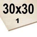 ФАНЕРА 3мм 30х30 КЛАСС 1 ЛАЗЕРНЫЙ ДЕКУПАЖ ЧПУ