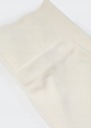 Mango NG9 xlx krémové pletené rovné nohavice S Značka Mango