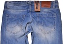 LTB nohavice LOW blue STRAIGHT jeans HOLLYWOOD _ W38 L34 Strih rovný