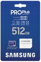 Карта Micro SD SAMSUNG PRO Plus 512 ГБ, 180/130 МБ/с.