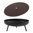 САДОВАЯ ПЕЧЬ + ОКРАШЕННАЯ КРЫШКА CAPRI 58