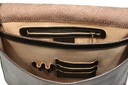 Pánska kožená taška cez rameno veľká hnedá talianska A4 vintage poštárka Hĺbka (krátka strana) 10 cm