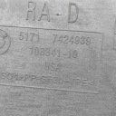 PLASTYK ДВІРНИКІВ ПЕРІД BMW X6(G06) 7424939 34060216 3.0L 219KW 2023  фото 6