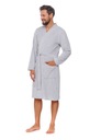 Szlafrok męski DOCTOR NAP 4576 grey melange XXL Materiał dominujący bawełna