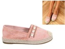 ЭСПАДРИЛИ с ракушками, на высокой подошве, POWDER PINK 40