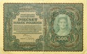 Польша БАНКНОТ - 500 польских марок 1919 года - Ядвига
