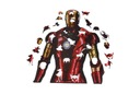 Drevené puzzle Premium EKO Skladačka Iron Man A4 EAN (GTIN) 8693185318552