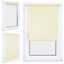 ROLETA ZACIEMNIAJĄCA 54X150 CM GŁADKA WEWNĘTRZNA Z PROWADNICAMI NA WYMIAR