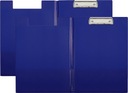 ПАПКА А4 С ЗАЖИМОМ ДЛЯ ДОКУМЕНТОВ ТЕМНО-СИНИЙ x2