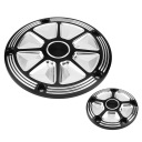 CNC ALUMINUM COVER NA MOTORCYCLE 2PCS FOR ROAD KING SOFTAIL DYNA DERBY TIMER  photo 10