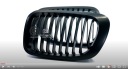 CALANDRE RADIATEUR GRILLE GRILLES BMW E46 CABRIO 1999-2002 NOIR MATT POUSSOIRphoto 15