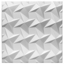 Стеновые 3D панели Twister белые кессоны 1м2