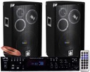 KOLUMNY GŁOŚNIKOWE 600W AMPLITUNER CYFROWY BT USB