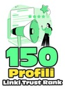 150 профилей TRUST RANK COM — SEO-ссылки