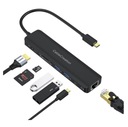 Адаптер CableCreation USB-C HDMI 4K 60 Гц USB 3.0 RJ45 MacBook M1 M2 M3