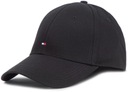 TOMMY HILFIGER BASIC КЕПКА BASIC ЧЕРНАЯ БЕЙСБОЛЬНАЯ ЛОДКА
