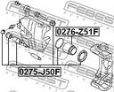 KITS DE REPARACIÓN ZACISKOW DE FRENADO FEBEST 0275-J50F 