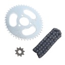KIT MOTEUR GROUPE MOTOPROPULSEUR CHAÎNE PIGNONS T8F POCKET BIKE CROSS 9T PITBIKEphoto 11