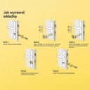 ВСТАВКА 30/50 + ВСТАВКА Z РУЧКА ПЕРЕКЛЮЧЕННЯ ПЕРЕДАЧ 30G/50 CZARNA, YALE ASSA ABLOY  (17379851794) фото min 10