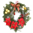 РОЖДЕСТВЕНСКИЙ ВЕНОК НА ДВЕРНОЙ СТОЛИК АДВЕНТ ВЕНОК НАТУРАЛЬНЫЙ ДЕКОР