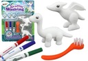 DIY DINOSZAURUSZ MŰVÉSZETI SZETT 2DB-OS, LEANTOYS