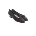 BRUNATE Мокасины на высоком каблуке, размер ЕС 39, черные