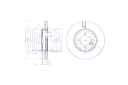 DISQUES FREIN 2PCS AVANT MINI R50 R53 R56 R57 R58 R59 CLUBMAN R55photo 2