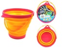 154881 СКЛАДНОЕ СИЛИКОНОВОЕ ВЕДРО ДЛЯ ПЕСКА