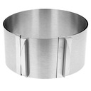 Регулируемый бортик для торта, круглый, 16–30 см.