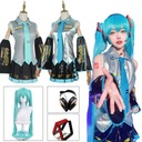 Cosplay Hatsune Miku Halloween Kostium Peruka Niebieski