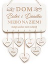 tabliczka w DOMU BABCI i DZIADKA grawer imię 6-7