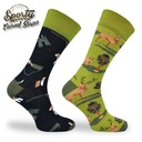 Módne farebné bavlnené ponožky – Divoké Kód výrobcu skarpetki
