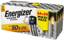 24 батарейки ENERGIZER, щелочная мощность LR6 AA R6 E91 1,5 В