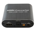 HDMI TO HDMI + АУДИО ДУГОВЫЙ ЭКСТРАКТОР TOSLINK РАЗЪЕМ РАЗДЕЛИТЕЛЬ КОНВЕРТЕР AK330