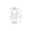 PINCES MONTAZOWE FORD 10 PCS EINPARTSphoto 6