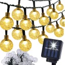 СОЛНЕЧНАЯ САДОВАЯ ГИРЛЯНДИЯ 9 м 50 светодиодных солнечных садовых фонарей