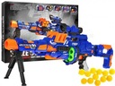 Модульный пистолет Blaze Storm, синий, 12 шариков