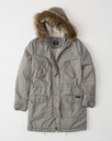 Abercrombie płaszcz 34 XS Hollister sherpa parka Płeć kobieta