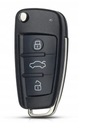 Корпус ключа дистанционного управления для AUDI A3 A4 B7 A6 C6 A8 8P