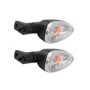 2 PIEZAS LUZ DIRECCIONAL MOTOCYKLA BMW F800 PRZEZROCZYST 