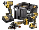 БЕСЩЕТОЧНЫЙ КОМПЛЕКТ DEWALT 3 ШТ. 18 В 2X5,0 Ач