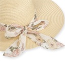 Женская летняя соломенная шляпа с большими полями, летние волнистые цветы